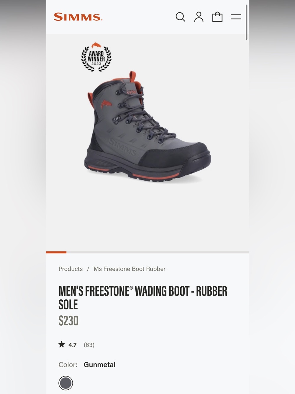 Simms Wader Boots